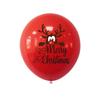 Kids Favors Santa Claus Latex Print flag Christmas balloon Xmas Decoration Banner