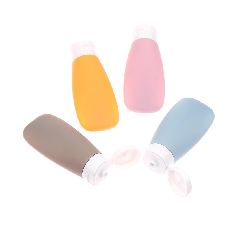 1Pcs Refillable Bottle 60Ml Soft Pe Lotion Container Squeeze Tube Empty Bottle Portable Travel Shampoo Bottle