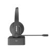 Professional Wireless Headphone with Microphone Charging Base Computer Calling PVC Line Noise Reduction Noise Reduction