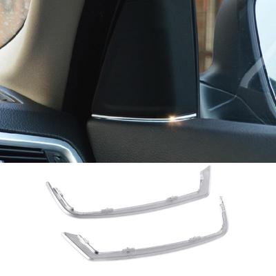 ABS Car Chrome Front Door Audio Speaker Strip Stereo Decal Cover Trim Sticker For BMW 5 Series