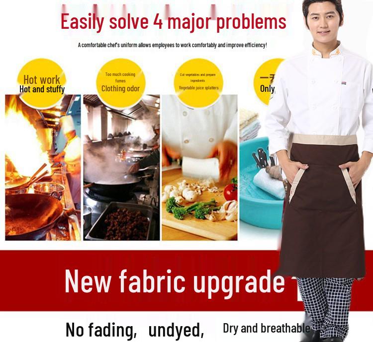 Kochuniform: Herren Langarm & Damen Kurzarm Arbeitskleidung für Herbst/Winter