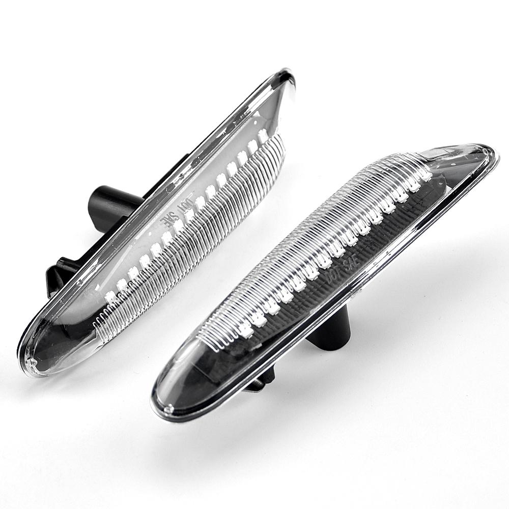 Dynamic Flowing LED Turn Signal Side Marker Light Blinker Lamp For BMW E90 E91 E92 E93 E60 E87 E82 E46