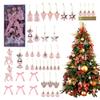 45 Pieces Christmas Ornament Tree Decoration Shatterproof Christmas Ball Decoration Hanging Ornaments For Wedding Window