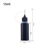 30ml Black Lightproof Bottle for Tattoo Ink, Vape Juice, 10-30ml Needle Dropper for Tattoo Ink Cream, Vape Juice, Nail Polish Remover