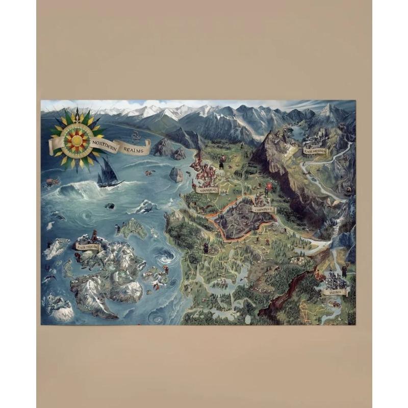 The Witcher Geralt Poster, Unframed Wall Art Gift 20x30cm