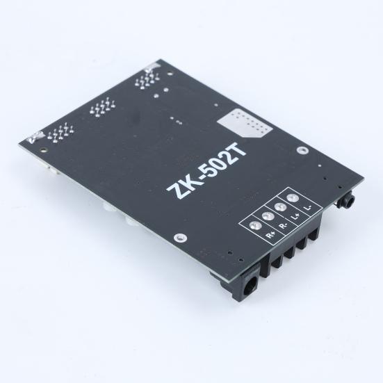 Audio Amplifier Board Module with Bass And Treble Adjustment ZK-502T Pre-Amplifier Board for Stereo Systems 50W*2 High-Fidelity Sound Overheating