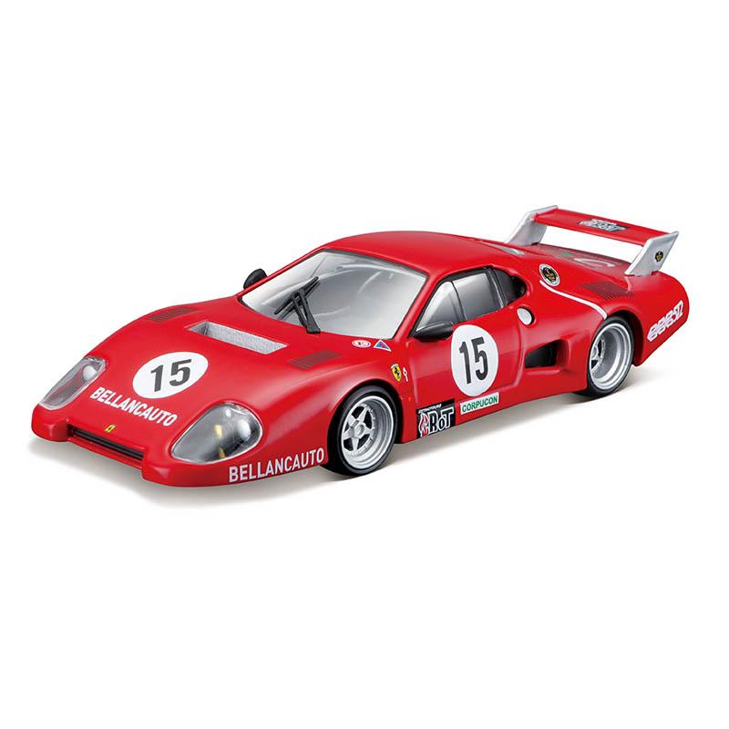 Bburago 1:43 24 HEURES DU MANS 2024 Ferrari 499P No.83 racing model simulation car model alloy car toy male collection gift