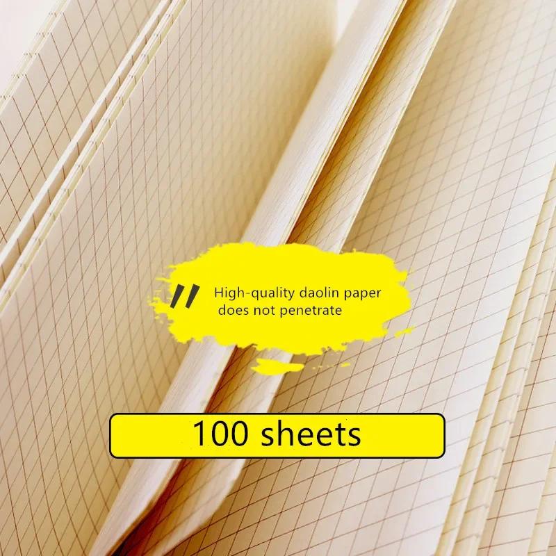 A6 Hardcover Notebook Mini Pocket Diary Journal Retro 100 Sheet School Stationery Thicken Memo Pad Daily Weekly Planner Agenda