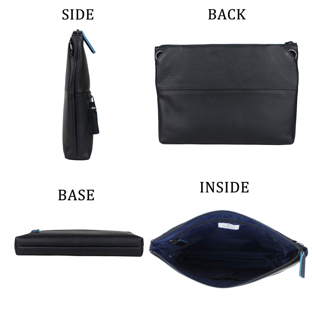 Lanvin en Bleu Felicita Shoulder Bag 574102 Men's Blue B5