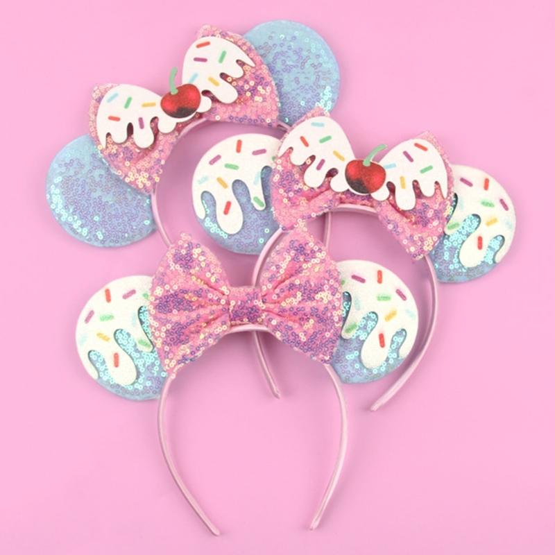 Character Design Sparkling Embellishments Hair Accessories For Holiday Birthday Parties Kids Adjustable Comfortable Stretchy Headwear