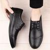 Pointed Toe Black Soft Men's Leather Shoes Comfortable Low Price Summer Male Casual Shoe Retro Elegant Designer Social Footwear