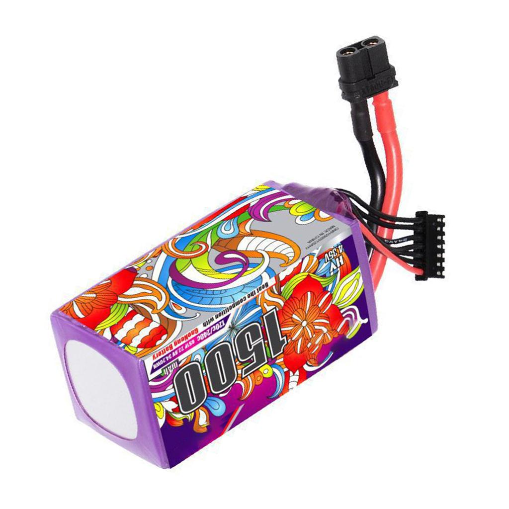 Rapid Charge 1500mAh 22.8V 120C High Voltages Battery Optimized For Stable Aerial Filming And Outdoor Photography