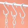 Plastic S Hooks For Home Organization With Double Hooks Load Capacity For Diy Closet Storage