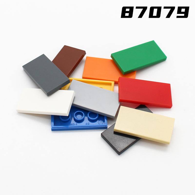 Rainbow Pig MOC Parts 87079 38879 Tile 2 X 4 with Compatible Bricks DIY Assmble Building Blocks Particle Kid Puzzle Toys