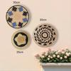3/4/7pcs Bohemian Style Wall Basket Set Hanging Wall Basket Decoration Bohemian Style Wall Decoration Environmental Round Art