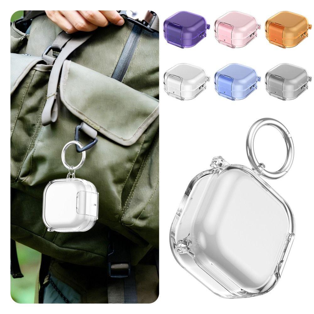 Full Cover Shell Protective Case Transparent Earbuds Cover for Samsung Galaxy Buds4/4pro Travel