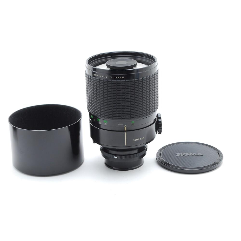

Использовал Sigma MIRROR TELEPHOTO MULTI COATED 600mm f/8 для Konica, бленда, крышки из Японии
