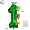 6pcs Dinosaur Theme Balloon Dinosaur birthday Balloon Number Balloon set birthday decor Dinosaur birthday party decoration