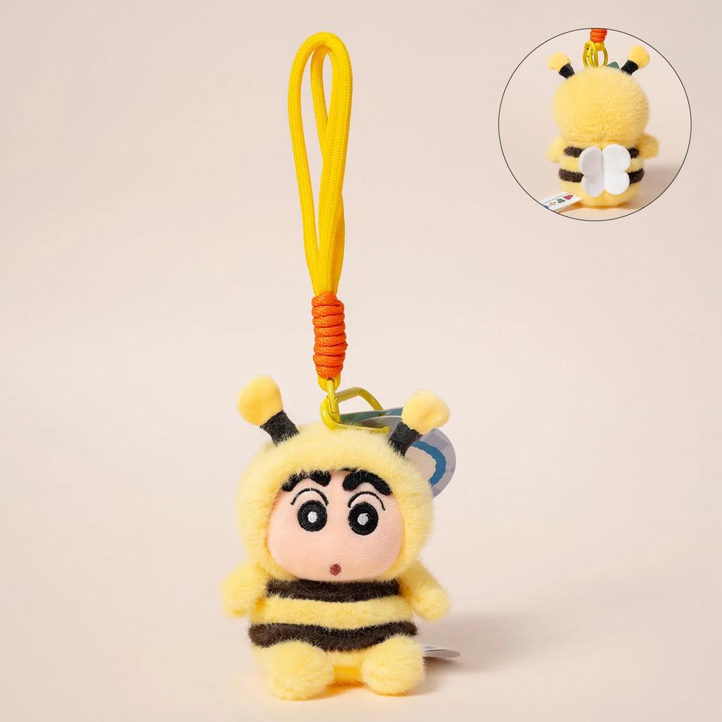 HQ With Tag Crayon Shin-chan Plushies Toy Stuffed Anime Shin Chan Turn Into Waniyama Bee Turtle Doll Backpack Pendant Gift