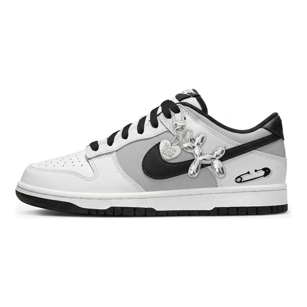 Nike Dunk Lemon Joy Abrasion Resistant Cushioning Low top Skateboard Shoes Men's Black Gray DD1391-100(Team778-)