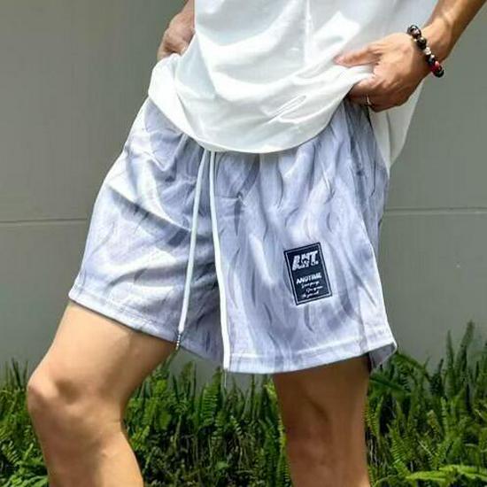 

Мужские ретро шорты для бега Lancet с быстрой сушкой: Легкая спортивная уличная одежда 2XL серый