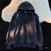 2025 Unisex Oversized Embroidered Hooded Sweatshirt with Plus Velvet