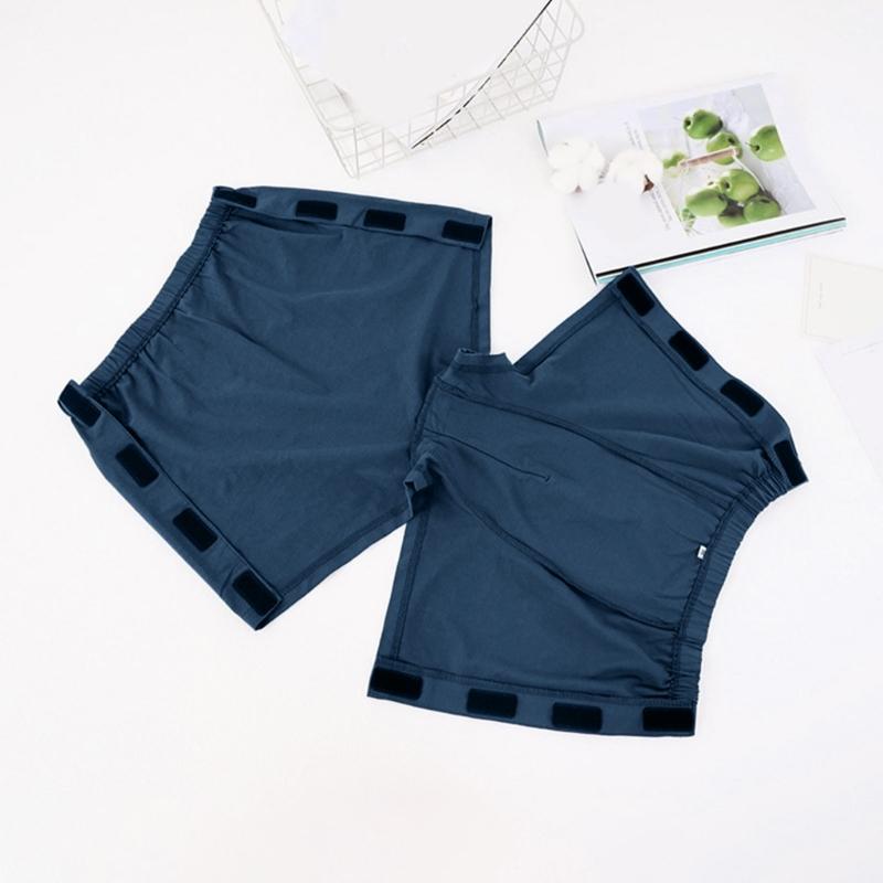 Pantaloncini Intimi Strappabili per Uomo Post-operatorio Boxer Adattivi Boxer da Incontinenza Riutilizzabili da Incollare