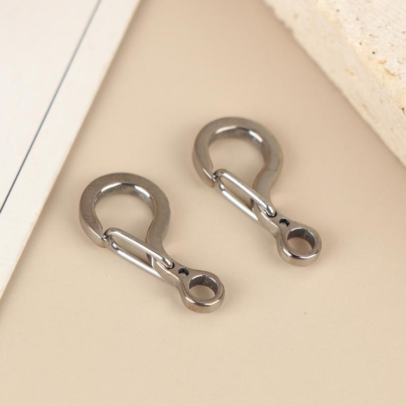 1/2Pcs Small Size Key Chain Buckle Spring Buckle Outdoor Edc Tool Keyring Accessories Titanium Alloy