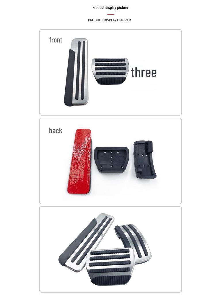 Anti-Slip Brake & Accelerator Pedal Covers for Infiniti Patrol QX60/QX80