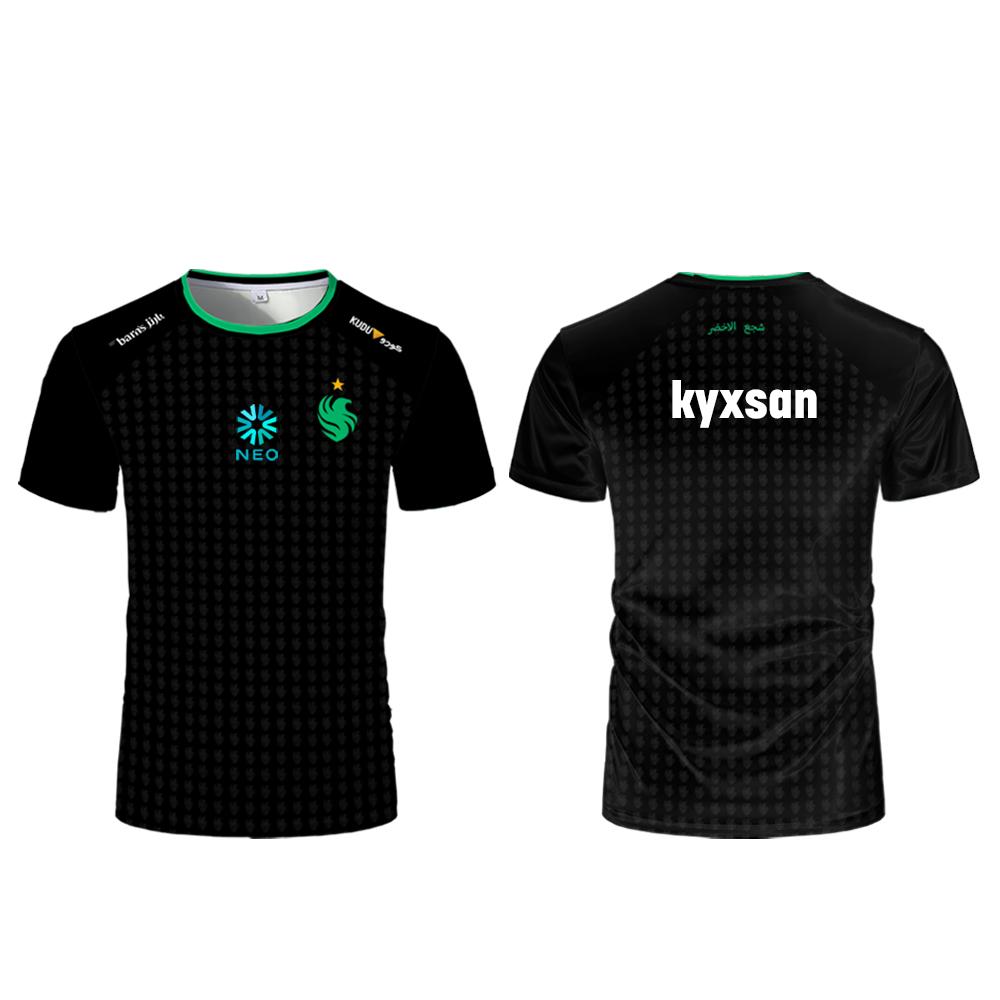 Niko Jersey T-shirt  CS2 Esports CSGO Falcons Team Training T-shirt Unisex Streetwear Summer Oversized Game Fans Uniform