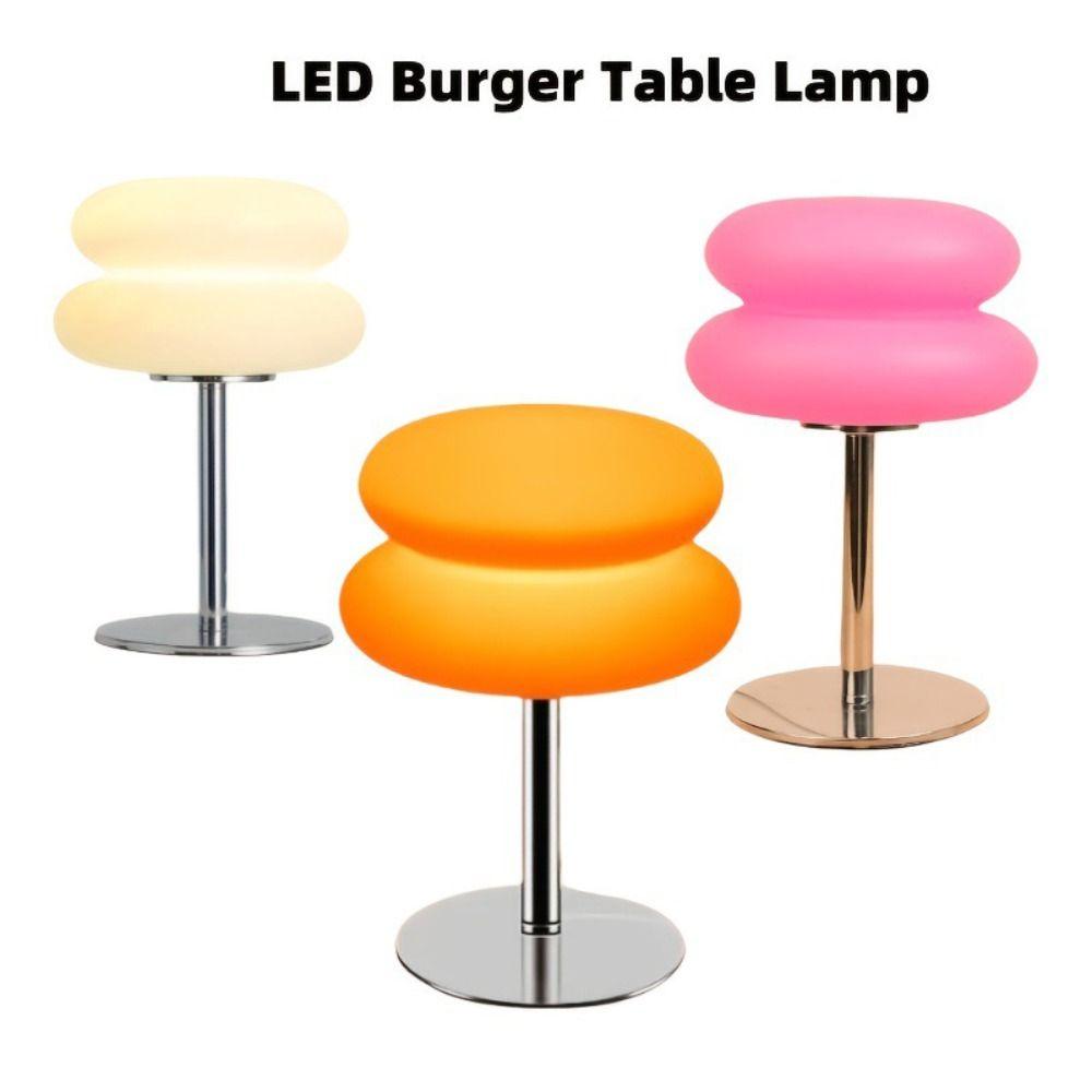 Trichromatic Dimming LED Table Lamp Plastic Night Light Decorative Lamp Ambient Light  Nursery