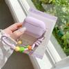 Beaded Leather Rope Is Suitable for Apple AirPods 1 Earphone Protective Case Pro1 Earphone Case 1st Generation Silicone Soft Case
