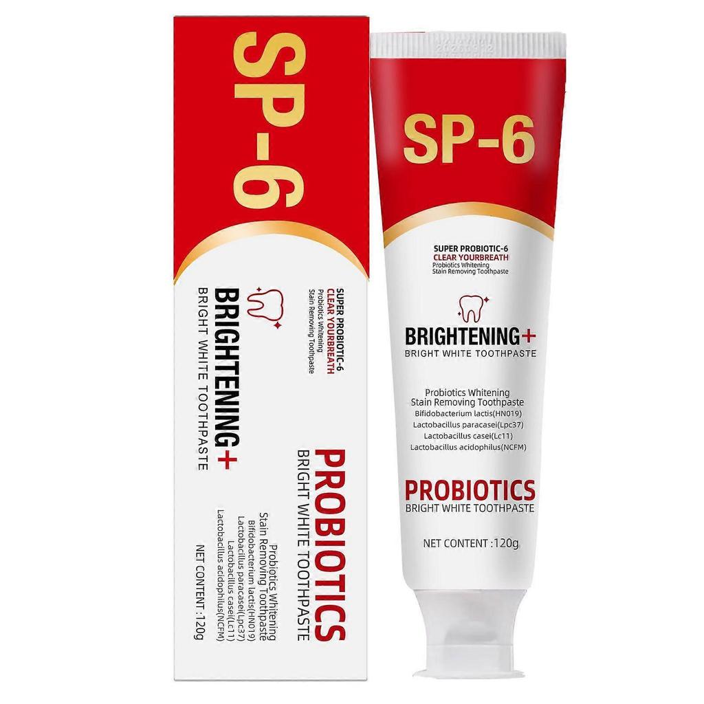Toothpaste probiotics 120ml brightening and refreshing deodorizing toothpaste to