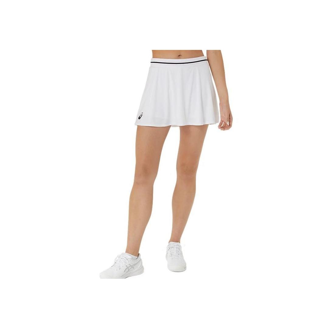 Asics Match Skort Logo Print Comfortable Soft Quick-Dry Casual Skirt Women Skirts White 2042A252100 S