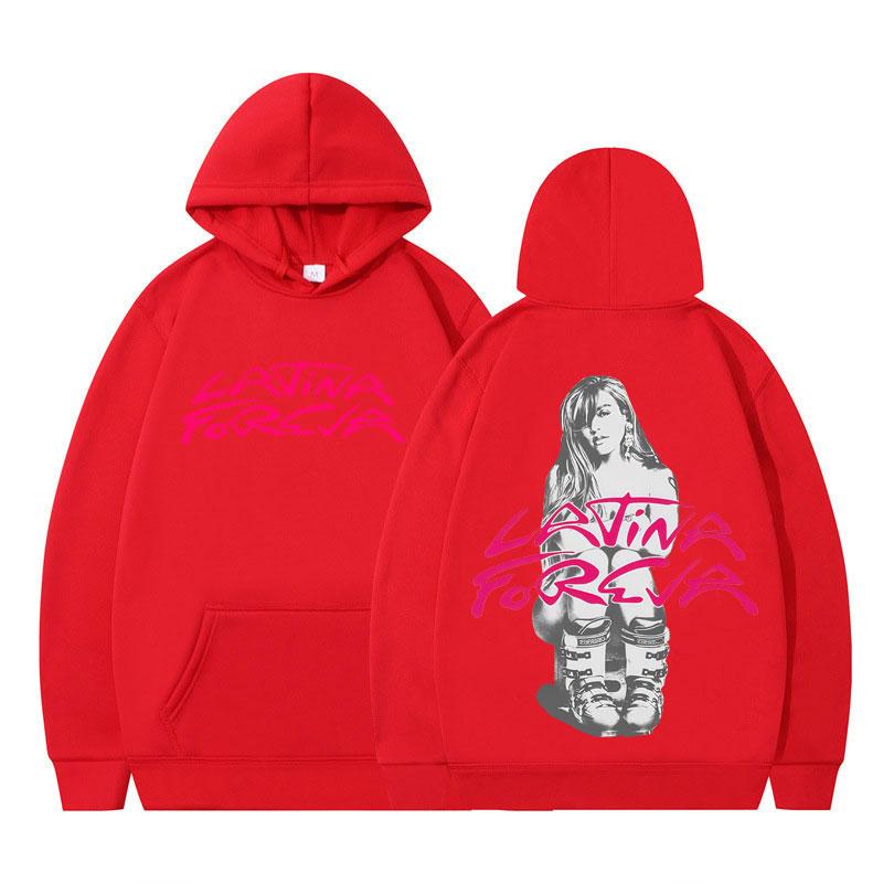 Karol G Tropicoqueta Latina Foreva 2025 Hot Sale Album Merch Tracksuit Man Fashion Hoodies Aesthetic Long Sleeves Sweatshirt