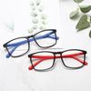 Big Frame Square Nearsighted Glasses TR90 Spring Leg Prescription Eyeglasses Diopter -0.5 to -6 Fashion Shortsighted Lens