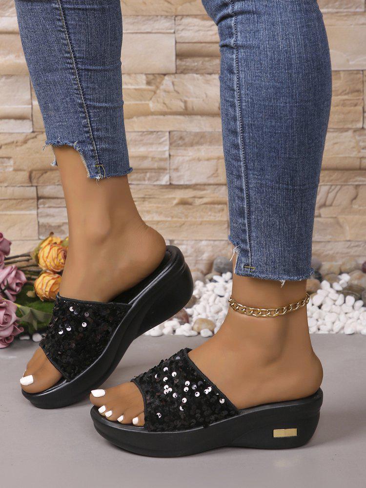Women s Fashion Summer Platform Wedge Slides 42