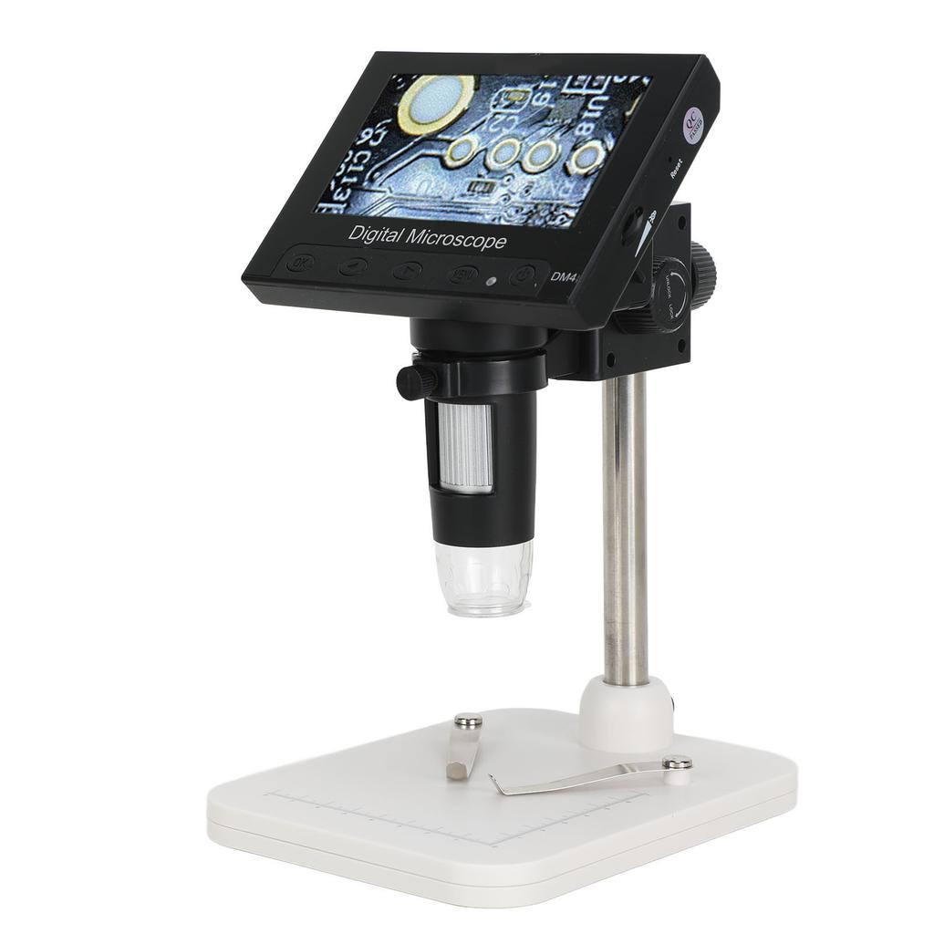 Microscop electronic cu ecran de 4,3 inch, HD 720P, 1000X, microscop digital pentru cercetare biologică