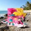 1pc Trolls Beach Towel, Beach and Seaside Swimming Pool Equipment, Fashion Pattern, Rectangular, Travel Essentials