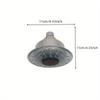 Wall-Mounted Water Flow Power LED Light Temperature Control Color Changing Temperature Display Showerhead Hydroelectric Halloween