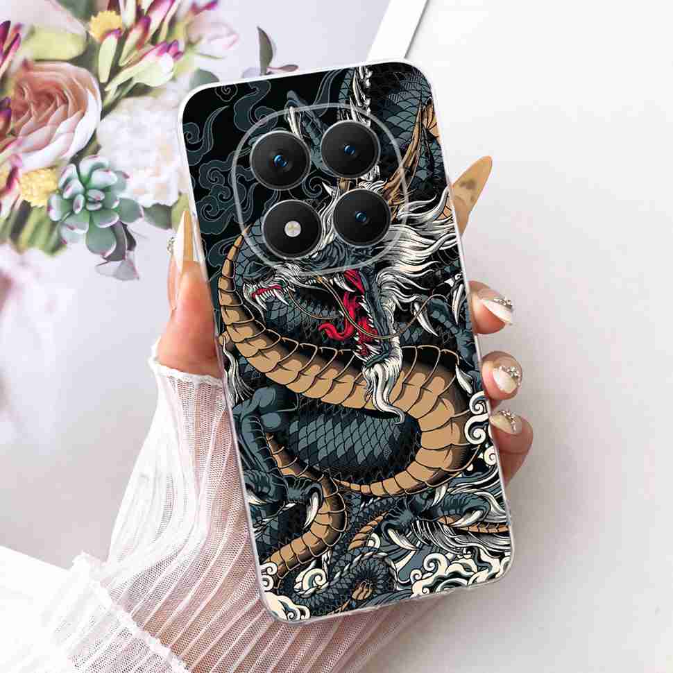 Für Xiaomi Redmi Note 15 Pro Plus ProPlus 5G Hülle Blume Cartoon Hülle Weiche Silikonhülle Für Redmi Note 15 Pro+ Hülle