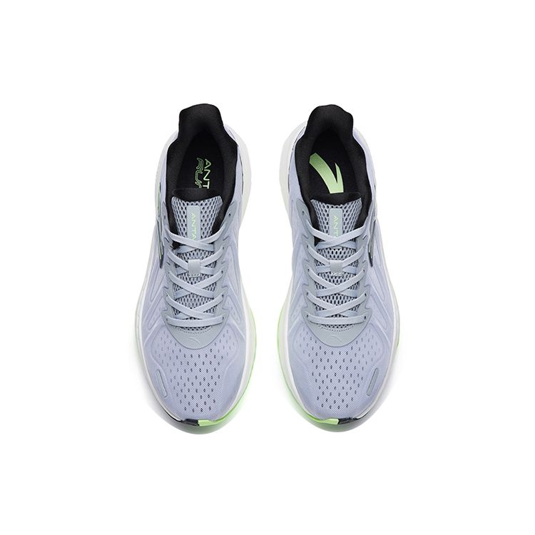 Anta Wormhole Technology Running Series Low-Top Running Shoes Men Sneakers Gray Black 112215587S-4