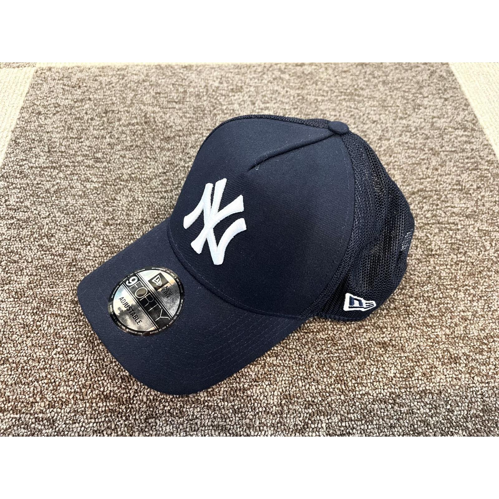 Used NEW ERA 9FORTY NY Yankees Cap Black Unused 11302