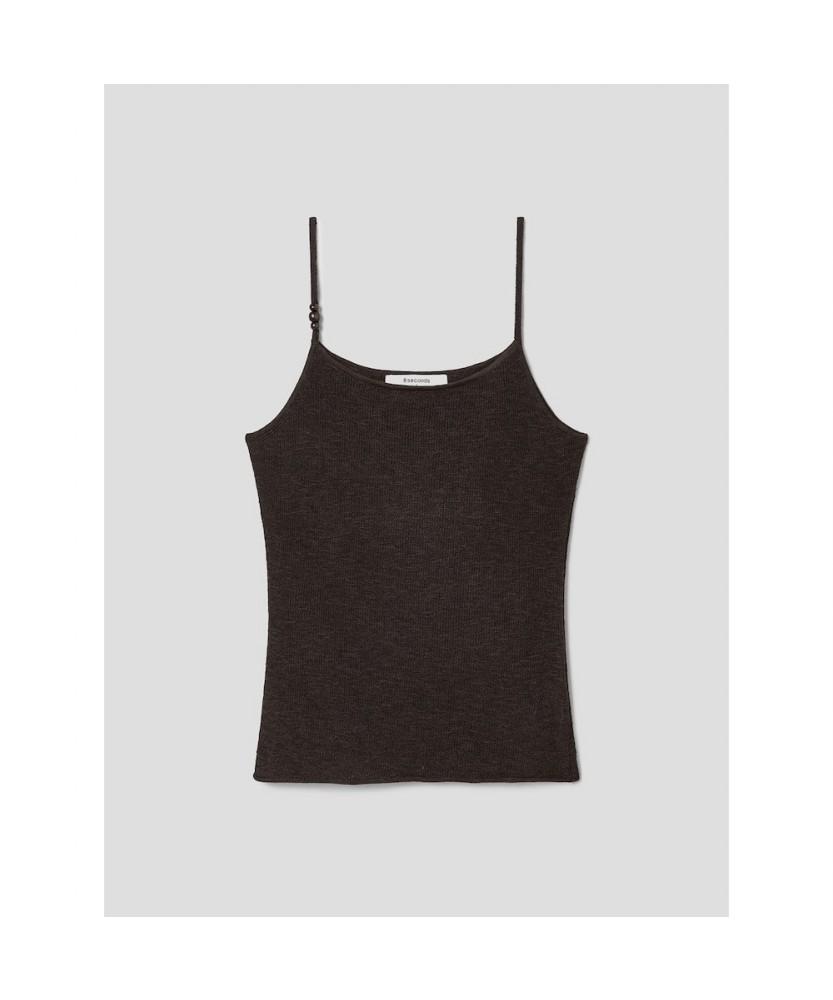8seconds Wood-Detailed Sleeveless Brown