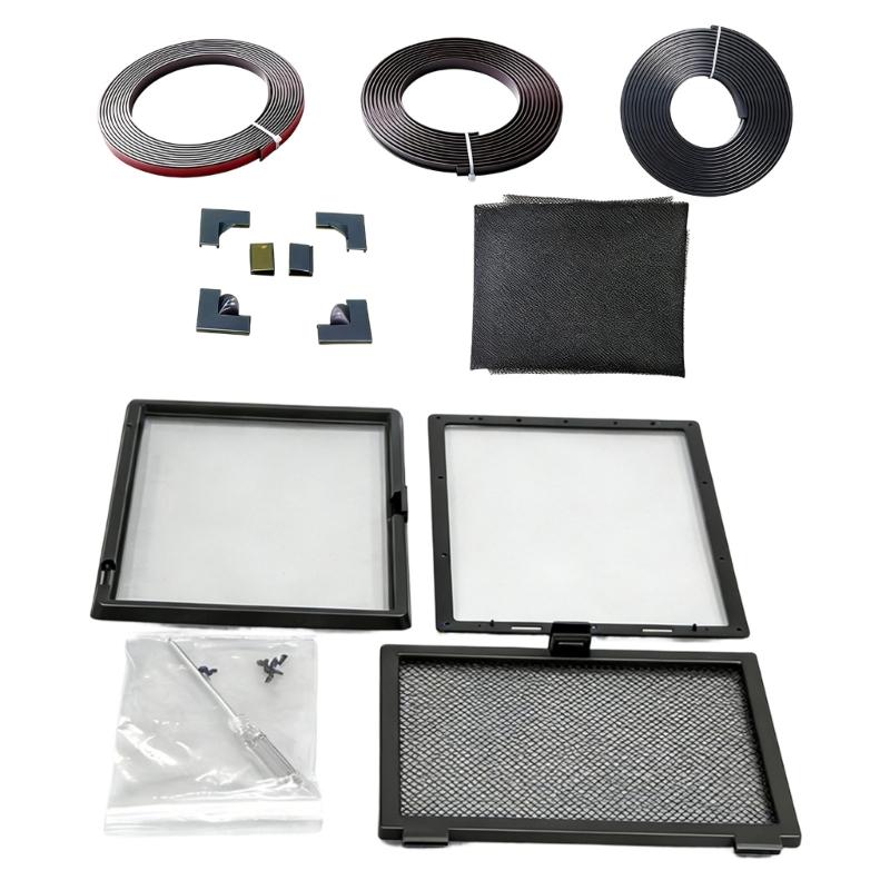 Rede Protetora Magnética de Substituição para Aquários Evita Saltos Inclui Suportes de Montagem Resistentes