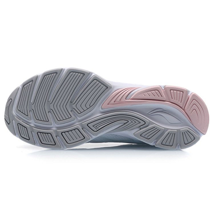 Li-Ning Comfortable Daily Low-Top Running Shoes Women sneaker White Light-Pink ARHP148-2