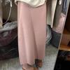 Petite Cashmere Wool Blend Midi Tweed Skirt for Autumn/Winter