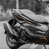Used for HONDA FORZA 350 Motorcycle Accessories The Line Pattern Printing Protection Stickers Faring Kits Paint Parts Area