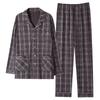 Soft Pure Cotton Pajamas Men's Spring and Autumn Pure Cotton Long-sleeved High-end Loungewear Men's Casual Suit Loose
