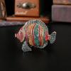Unique Retro Style Small Fish Jewelry Box More Than Every Year (fish) Diamond-encrusted Koi Jewelry Box Jewelry Storage Box